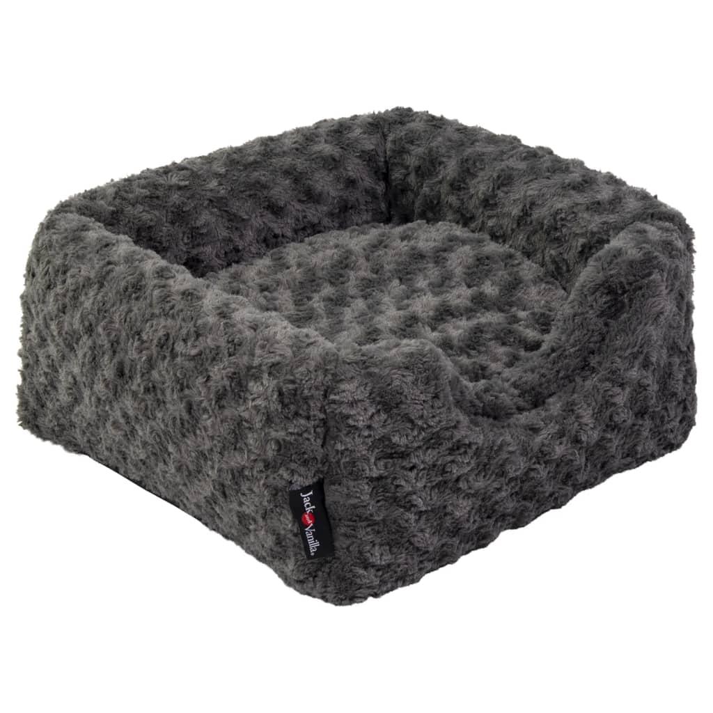 Huisdierengrot Softy S 40x40x39 cm rosette grijs