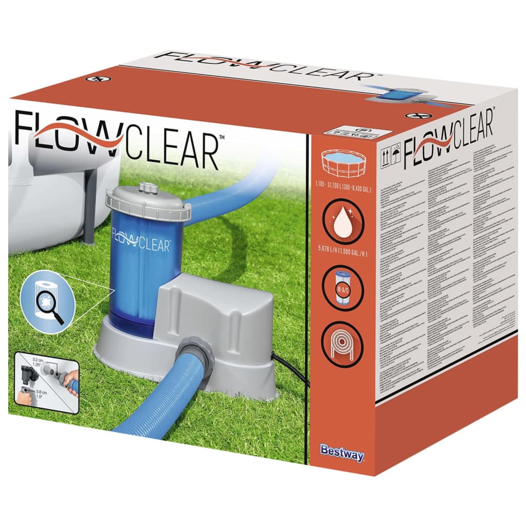 Patroonfilterpomp Flowclear transparant