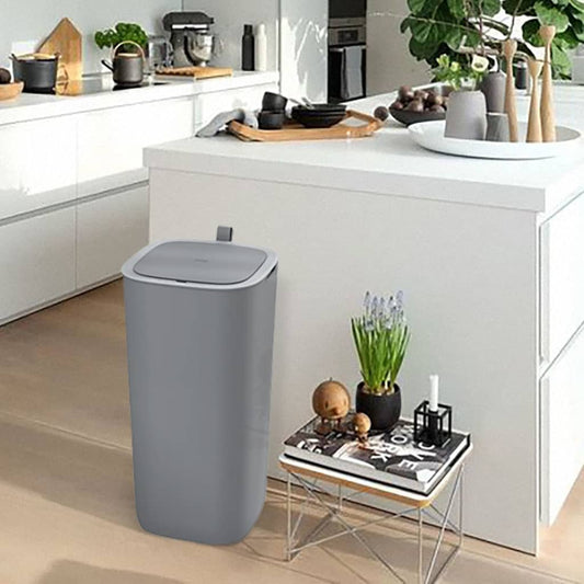 Afvalbak met sensor Morandi 30 L grijs