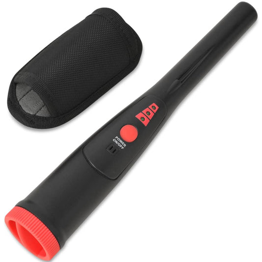 Pinpointer metaaldetector zwart en rood