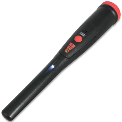 Pinpointer metaaldetector zwart en rood