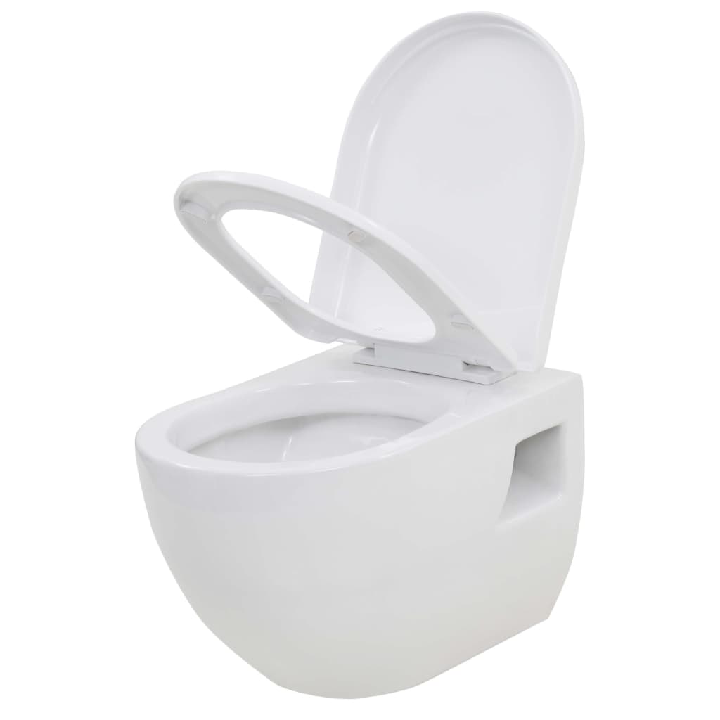 Wandtoilet keramiek wit