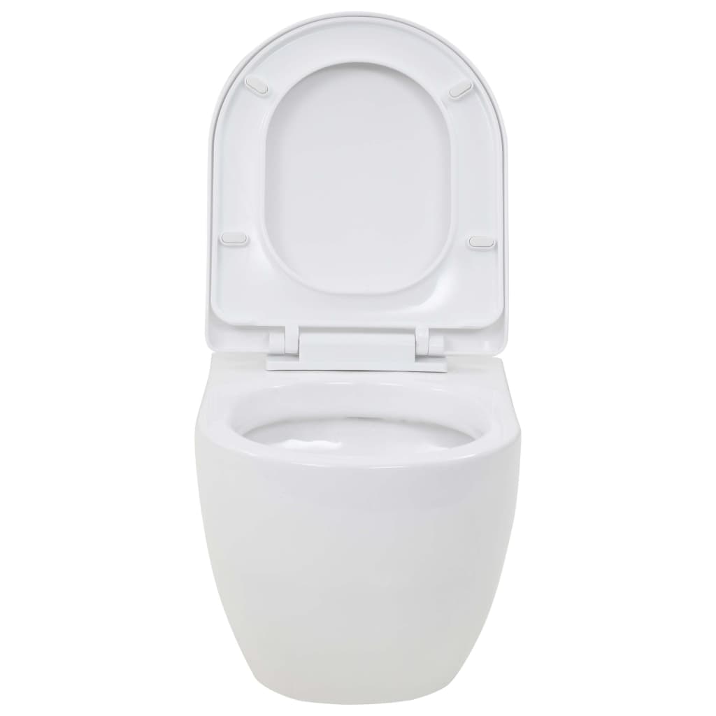 Wandtoilet keramiek wit