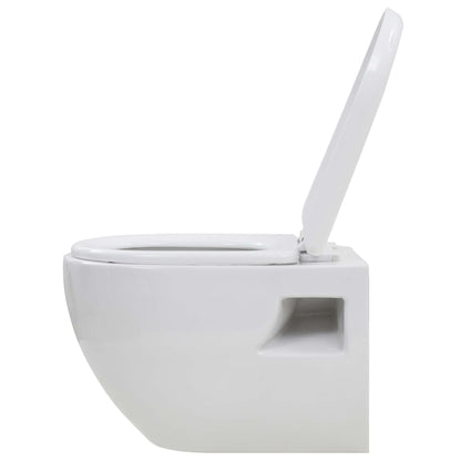 Wandtoilet keramiek wit