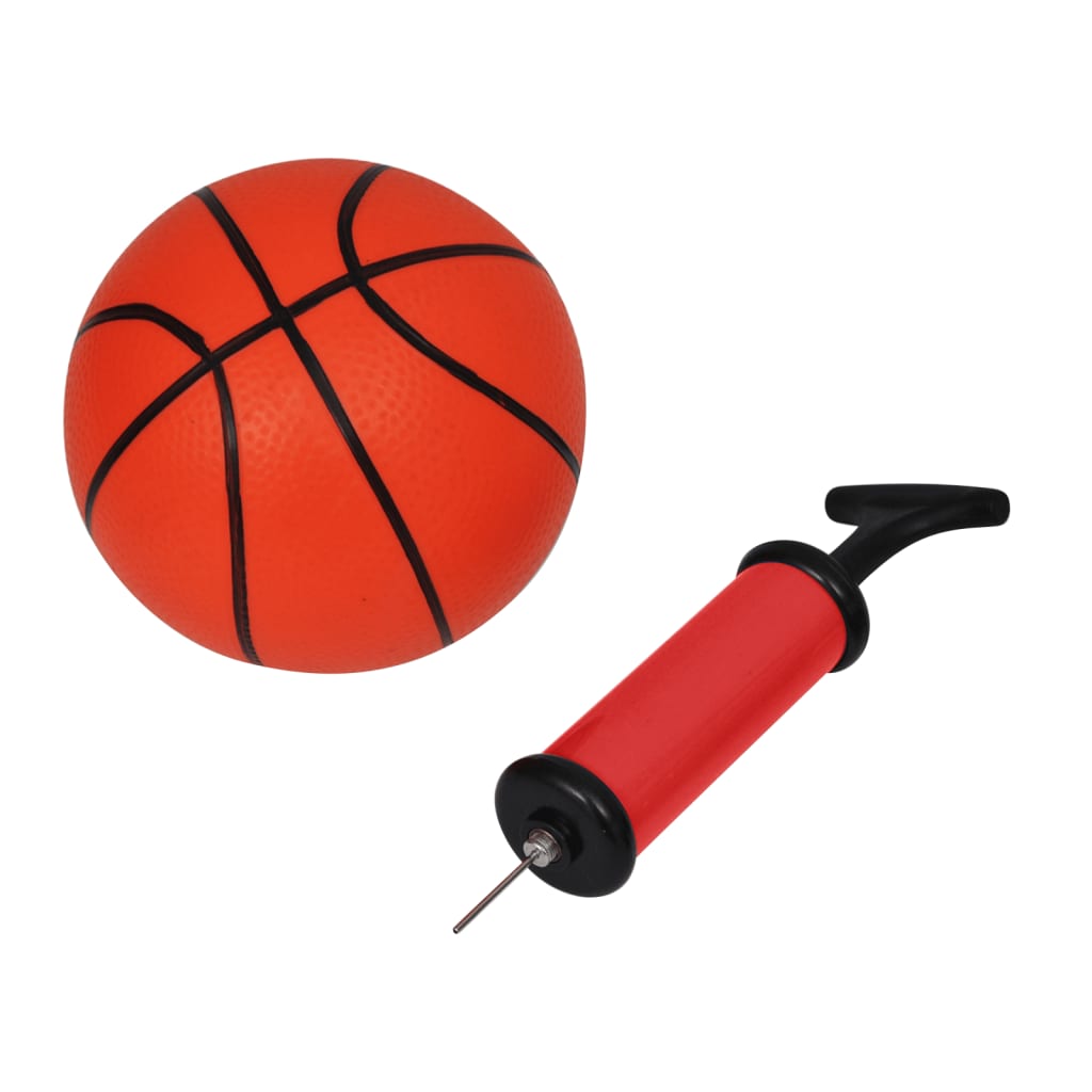 Mini-basketbalset met bal en pomp