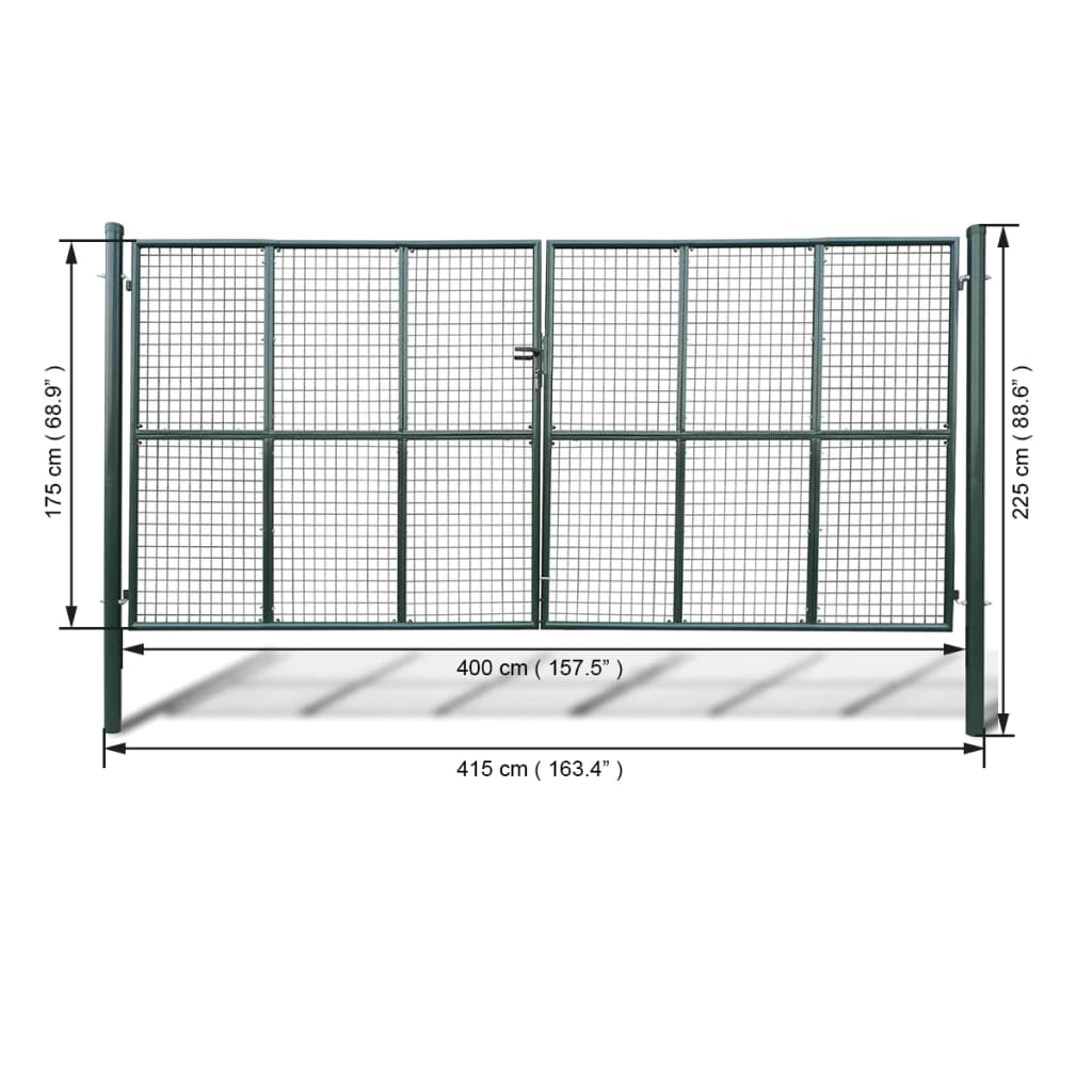 Tuinpoort (gevlochten / 415 x 225 cm / 400 x 175 cm)