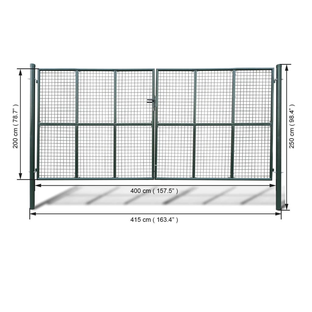 Tuinpoort (gevlochten / 415 x 250 cm / 400 x 200 cm)