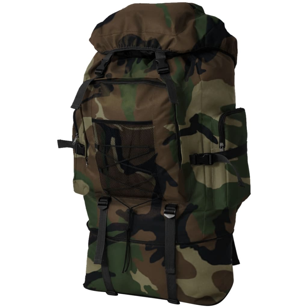 Rugzak legerstijl XXL 100 L camouflage