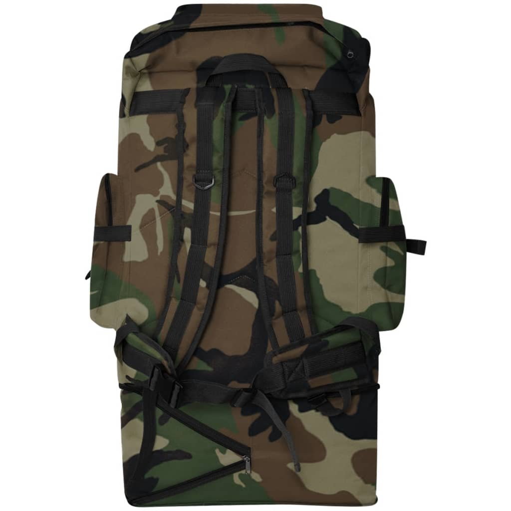 Rugzak legerstijl XXL 100 L camouflage