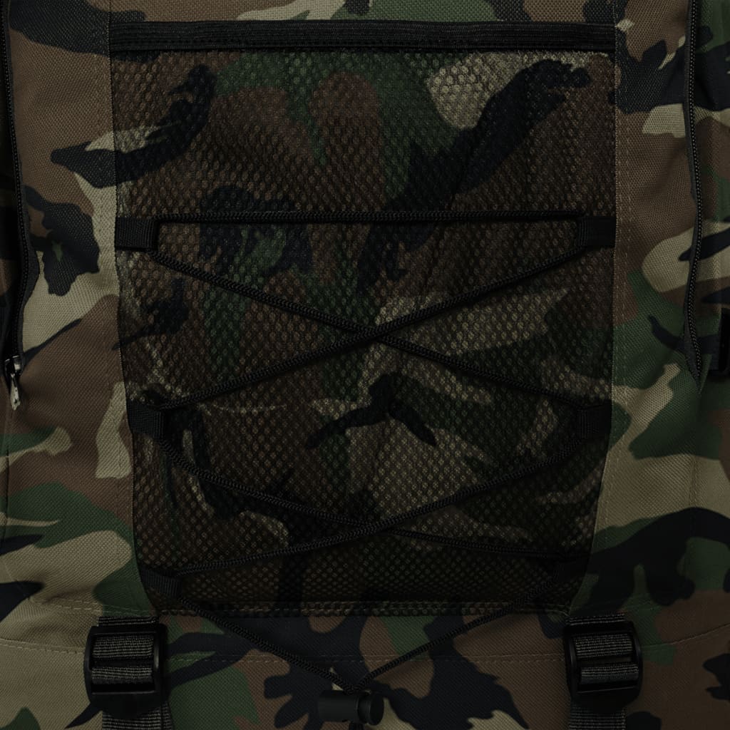 Rugzak legerstijl XXL 100 L camouflage