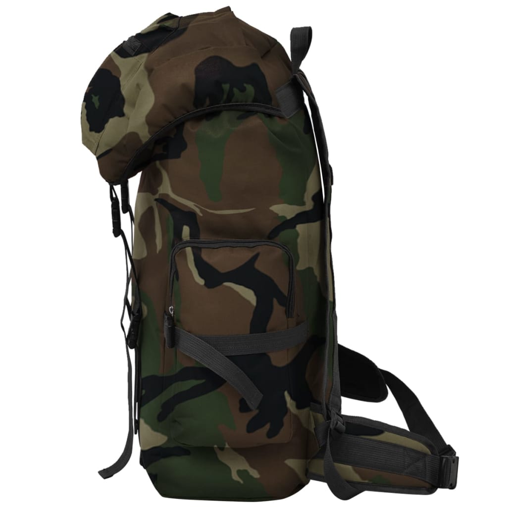 Rugzak legerstijl 65 L camouflage