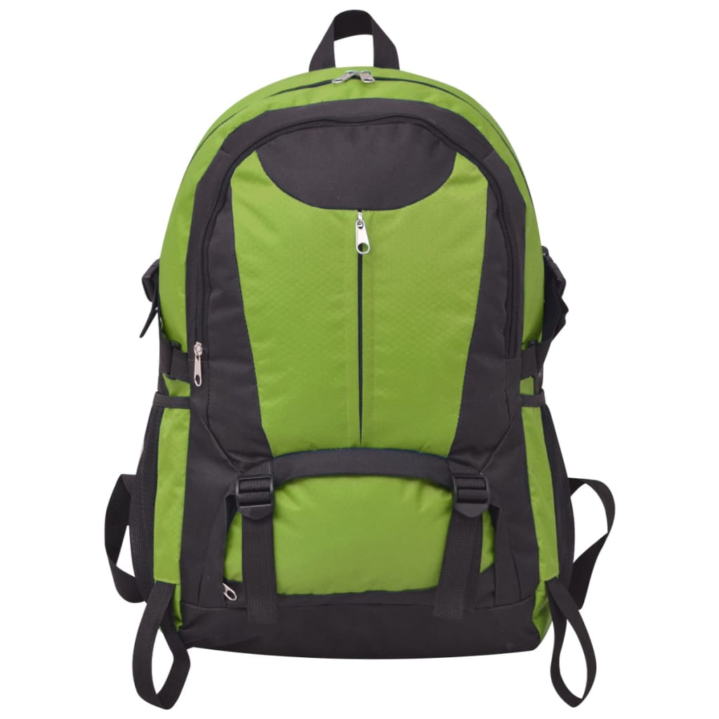 Hiking rugzak 40 L zwart en groen