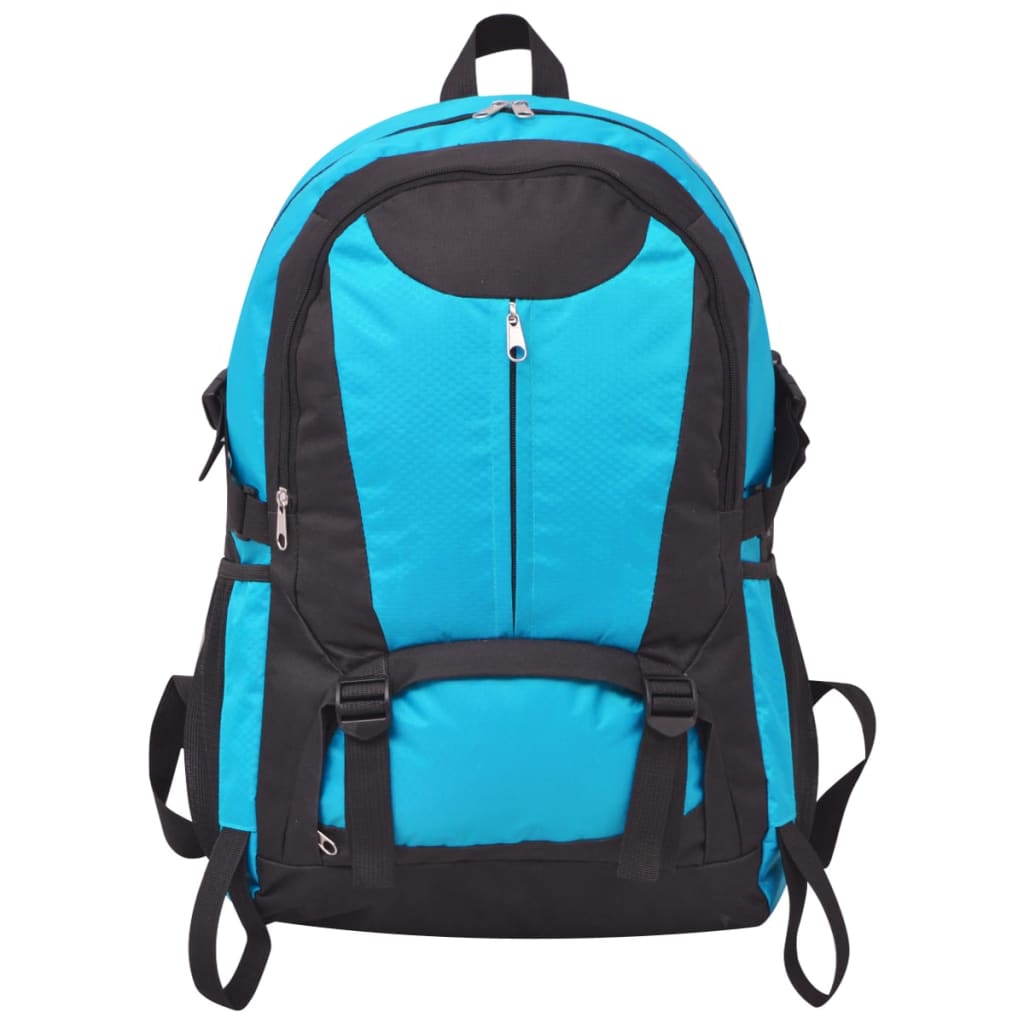 Hiking rugzak 40 L zwart en blauw