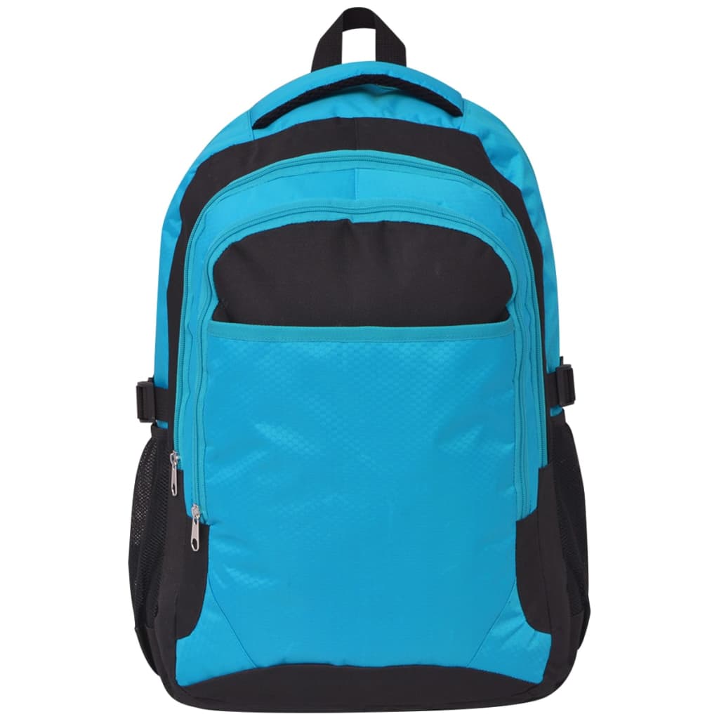 Rugzak voor school 40 L zwart en blauw