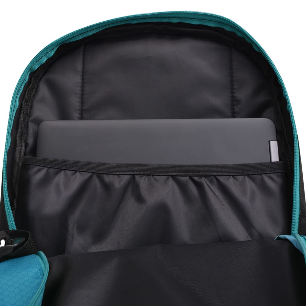 Rugzak voor school 40 L zwart en blauw