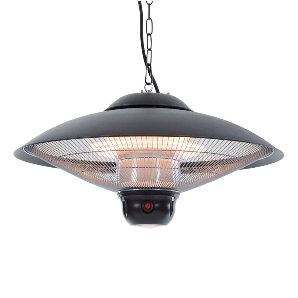 Hangende verwarmer Sirius 2100 W halogeen zwart CE09B