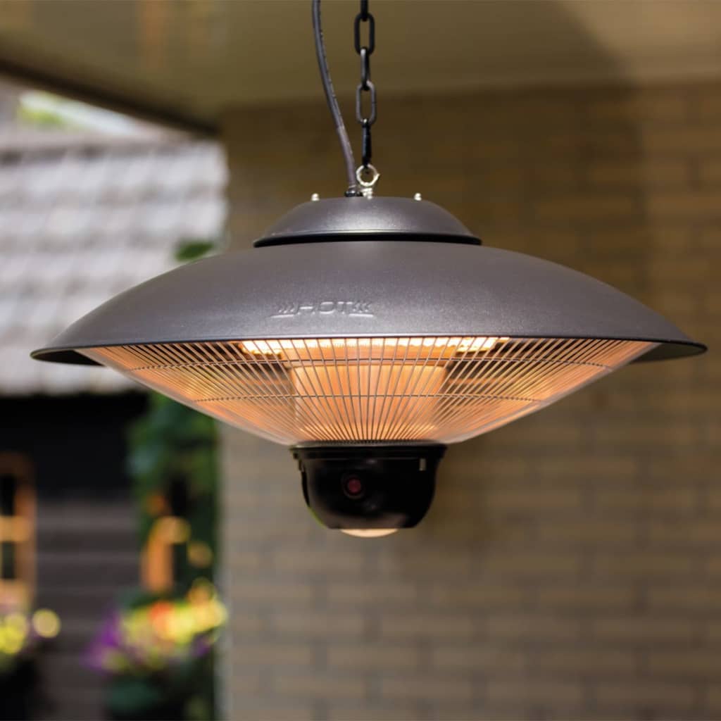 Hangende verwarmer Sirius 2100 W halogeen zwart CE09B