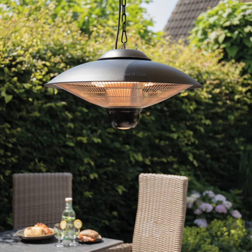 Hangende verwarmer Sirius 2100 W halogeen zwart CE09B