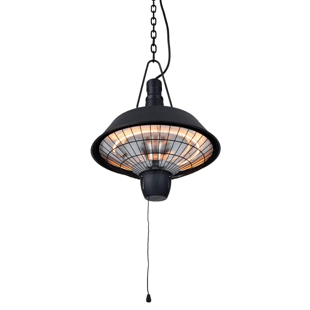 Hangende verwarmer Indus 2100 W halogeen zwart RSH16