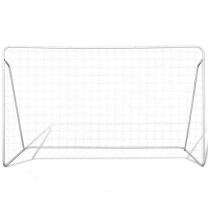 Voetbalgoals 2 st 240x90x150 cm staal