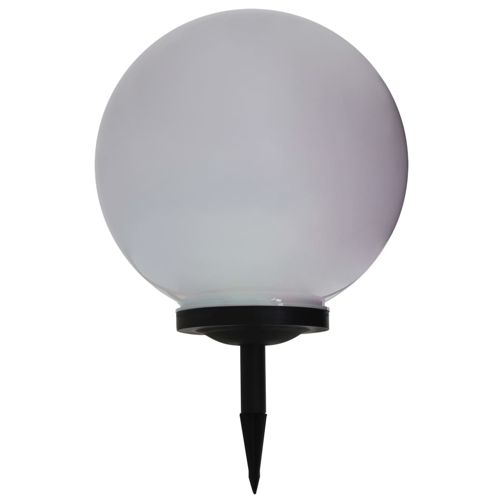 Solarlampen 2 st LED rond 40 cm RGB