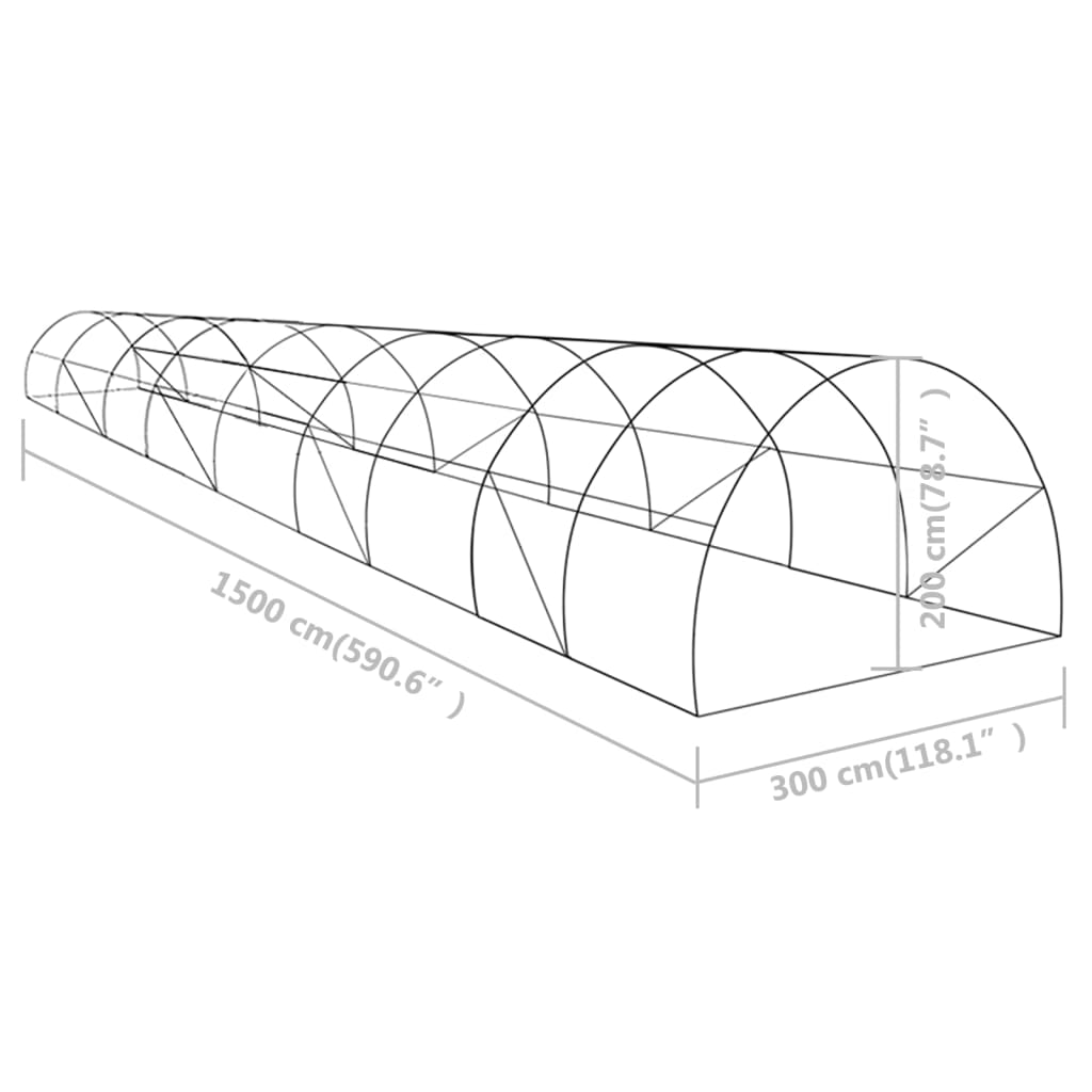 Kas 45 m² 15x3x2 m