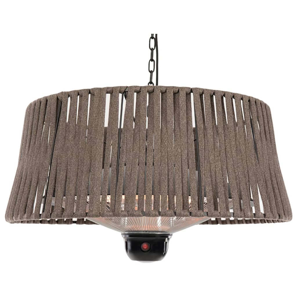 Hangende verwarmer Artix Corda 1800 W halogeen bruin