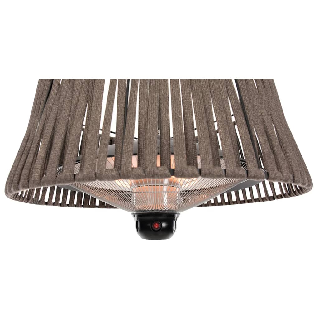 Hangende verwarmer Artix Corda 1800 W halogeen bruin