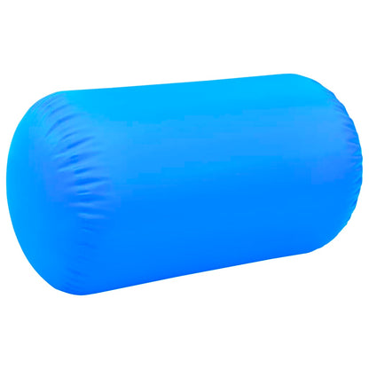 Gymnastiekrol met pomp opblaasbaar 100x60 cm PVC blauw