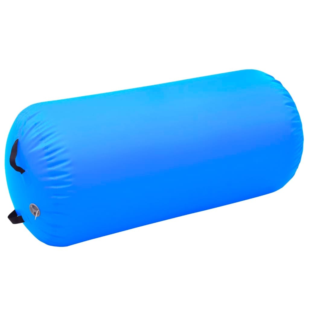 Gymnastiekrol met pomp opblaasbaar 120x90 cm PVC blauw