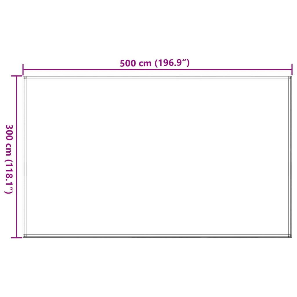 Tenttapijt 300x500 cm bruin