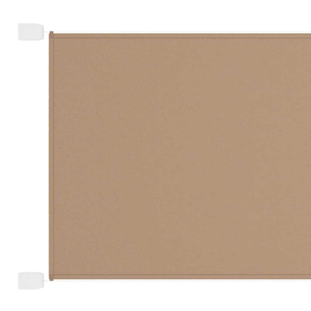 Luifel verticaal 140x420 cm oxford stof taupe