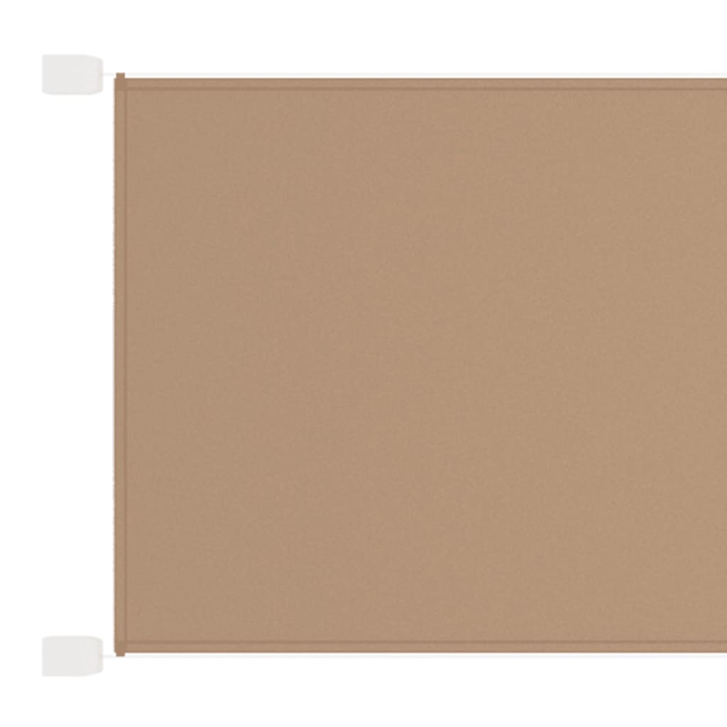 Luifel verticaal 140x600 cm oxford stof taupe