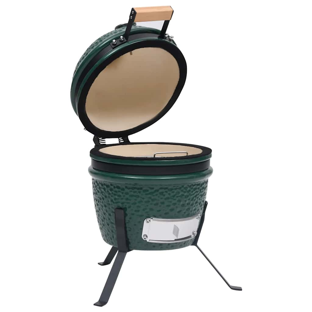 Kamado barbecue 56 cm keramiek groen