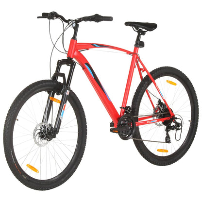 Mountainbike 21 versnellingen 29 inch wielen 53 cm frame rood