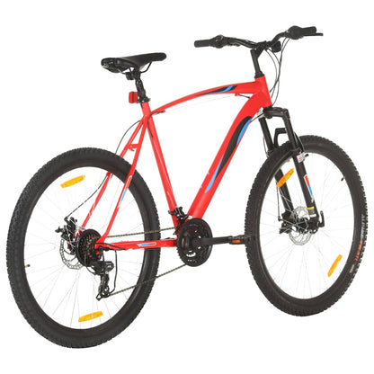 Mountainbike 21 versnellingen 29 inch wielen 53 cm frame rood