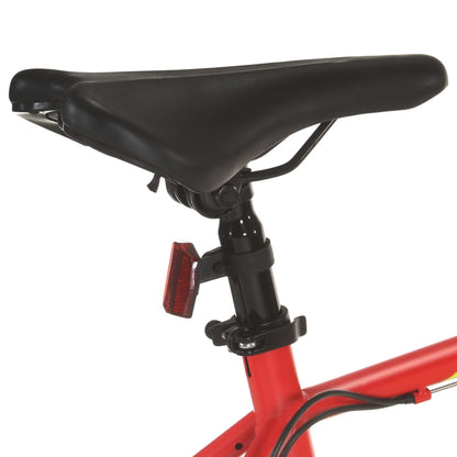 Mountainbike 21 versnellingen 27,5 inch wielen 38 cm frame rood