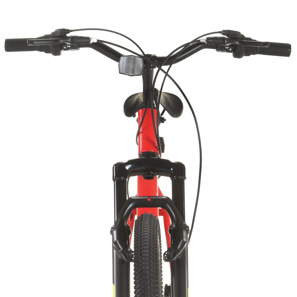 Mountainbike 21 versnellingen 27,5 inch wielen 42 cm frame rood