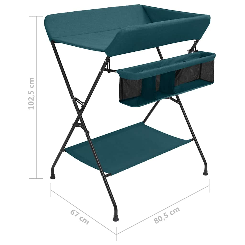 Verschoontafel ijzer groen