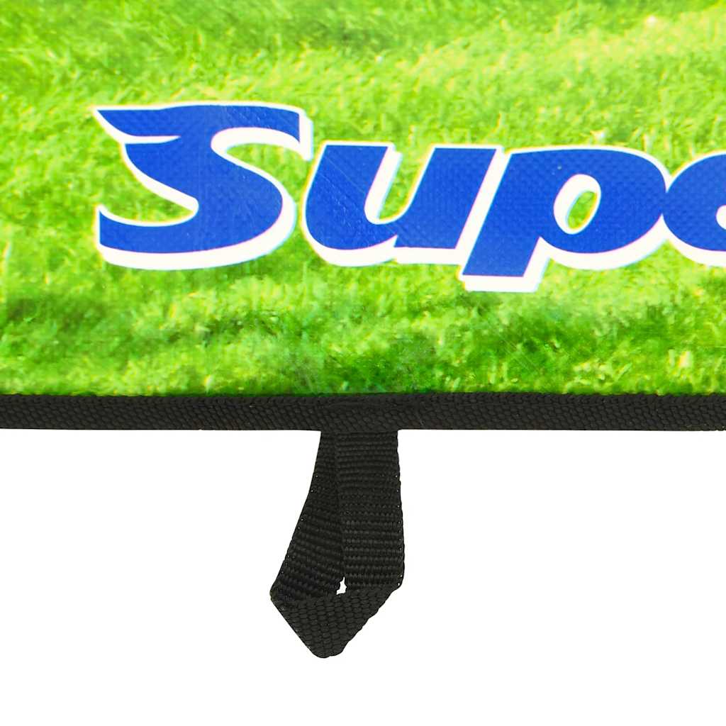 Voetbaldoelenset met doelmuur 120x51x77,5 cm