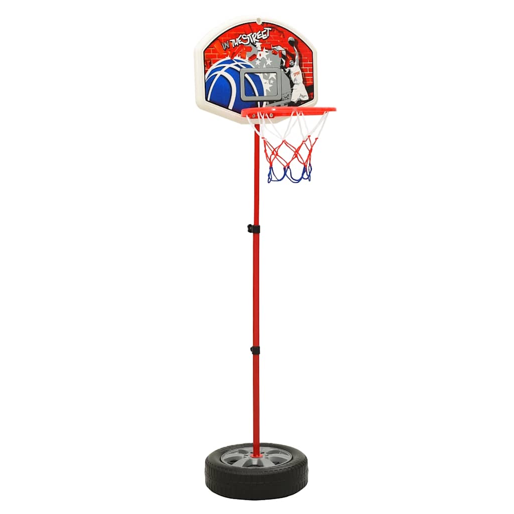 Kinderbasketbalset verstelbaar 120 cm