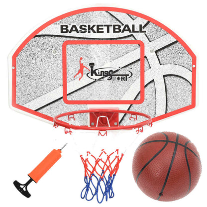 5-delige Basketbalset wandmontage 66x44,5 cm