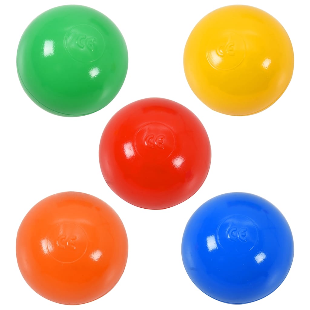 Kinderspeeltent met 250 ballen 338x123x111 cm meerkleurig