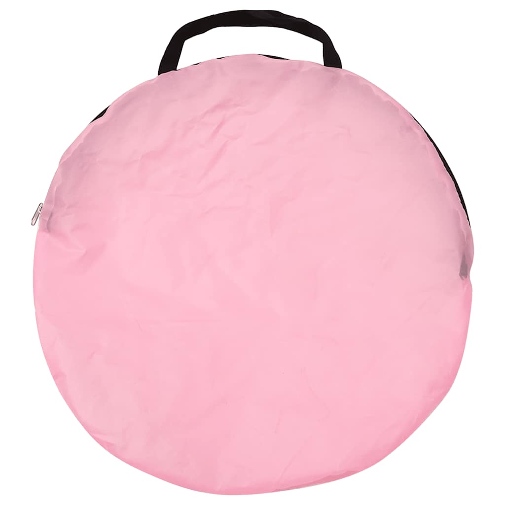 Kinderspeeltent met 250 ballen 100x100x127 cm roze