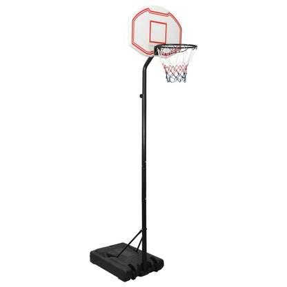 Basketbalstandaard 282-352 cm polyethyleen wit