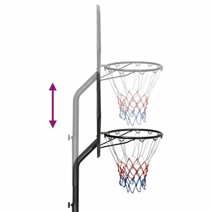 Basketbalstandaard 282-352 cm polyethyleen