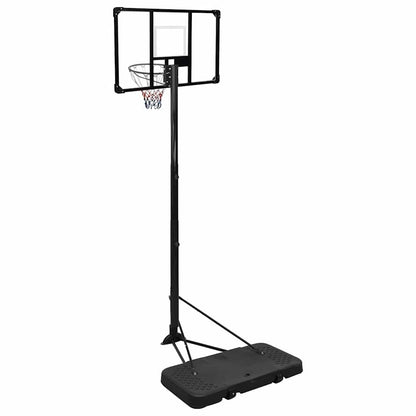 Basketbalstandaard 256-361 cm polycarbonaat transparant