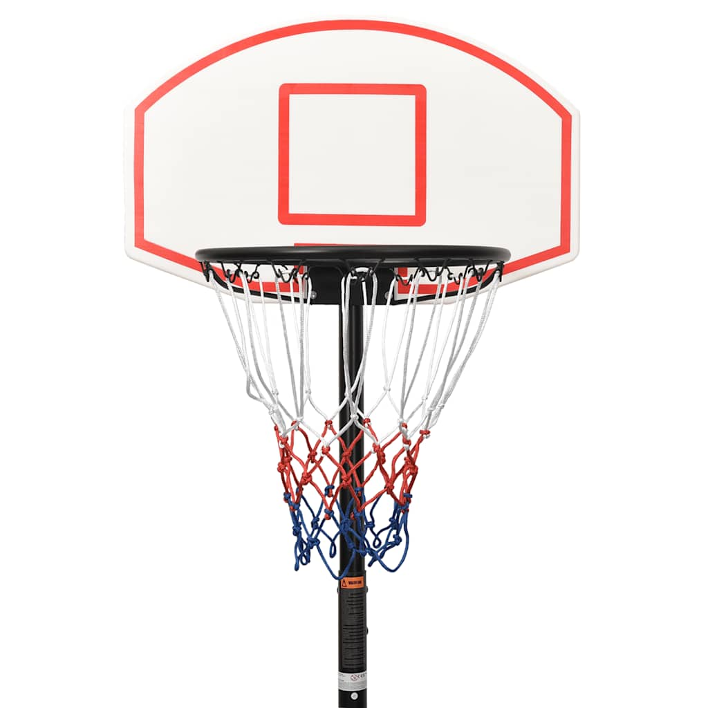 Basketbalstandaard 216-250 cm polyetheen wit