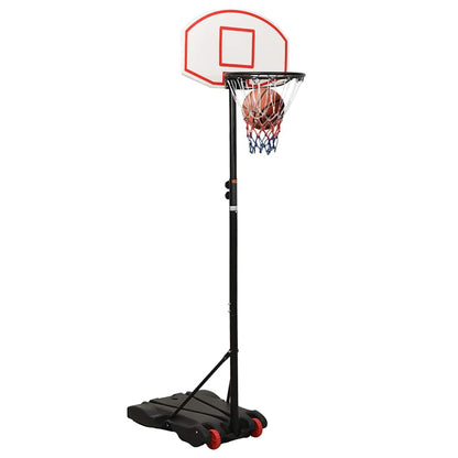 Basketbalstandaard 216-250 cm polyetheen wit