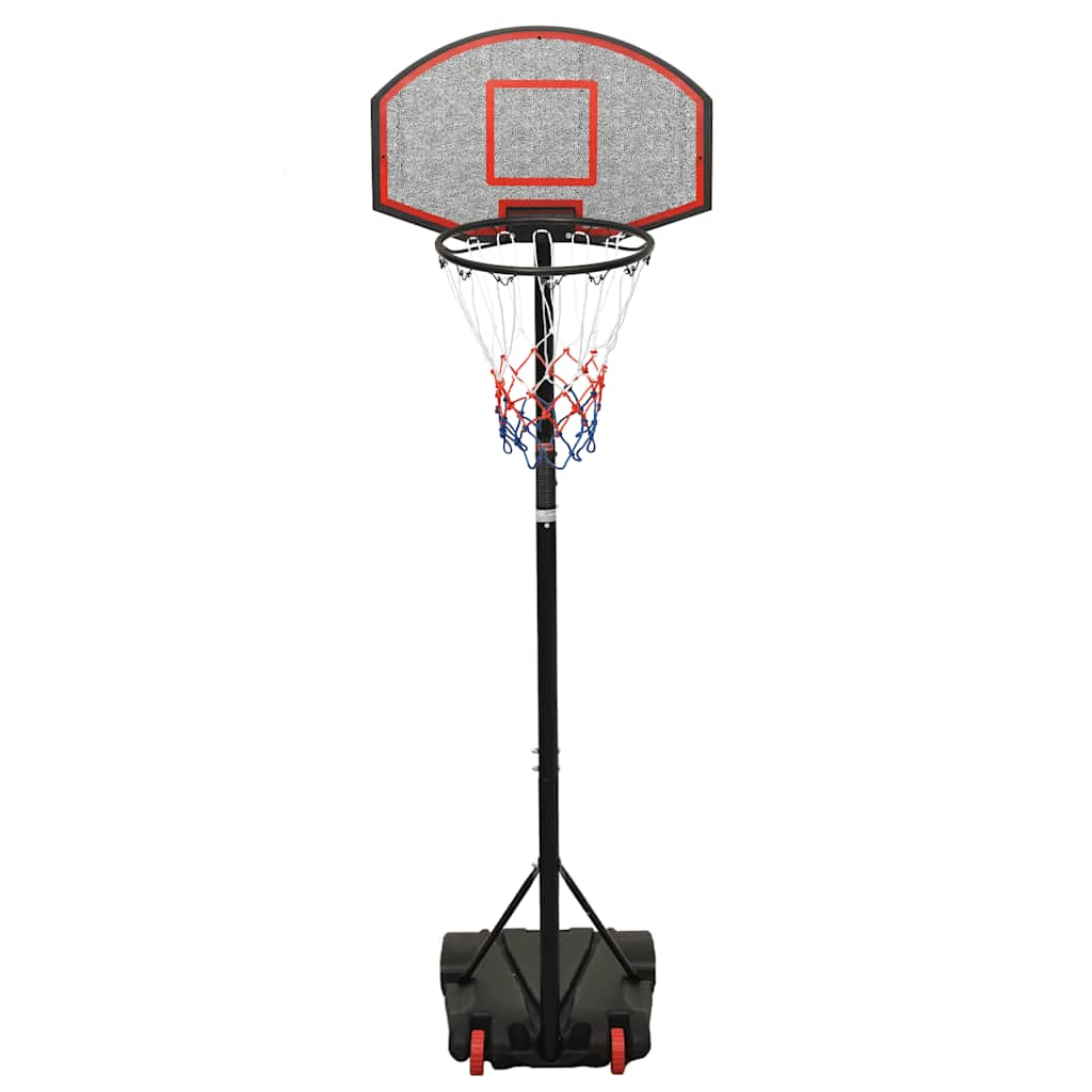 Basketbalstandaard 216-250 cm polyethyleen zwart